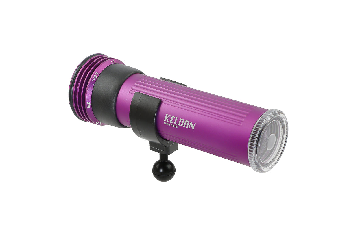 Keldan Video 8XR 20000 Lumen CRI 86 Professional Underwater Diving Light for Scuba, Filmmaking & Marine Exploration