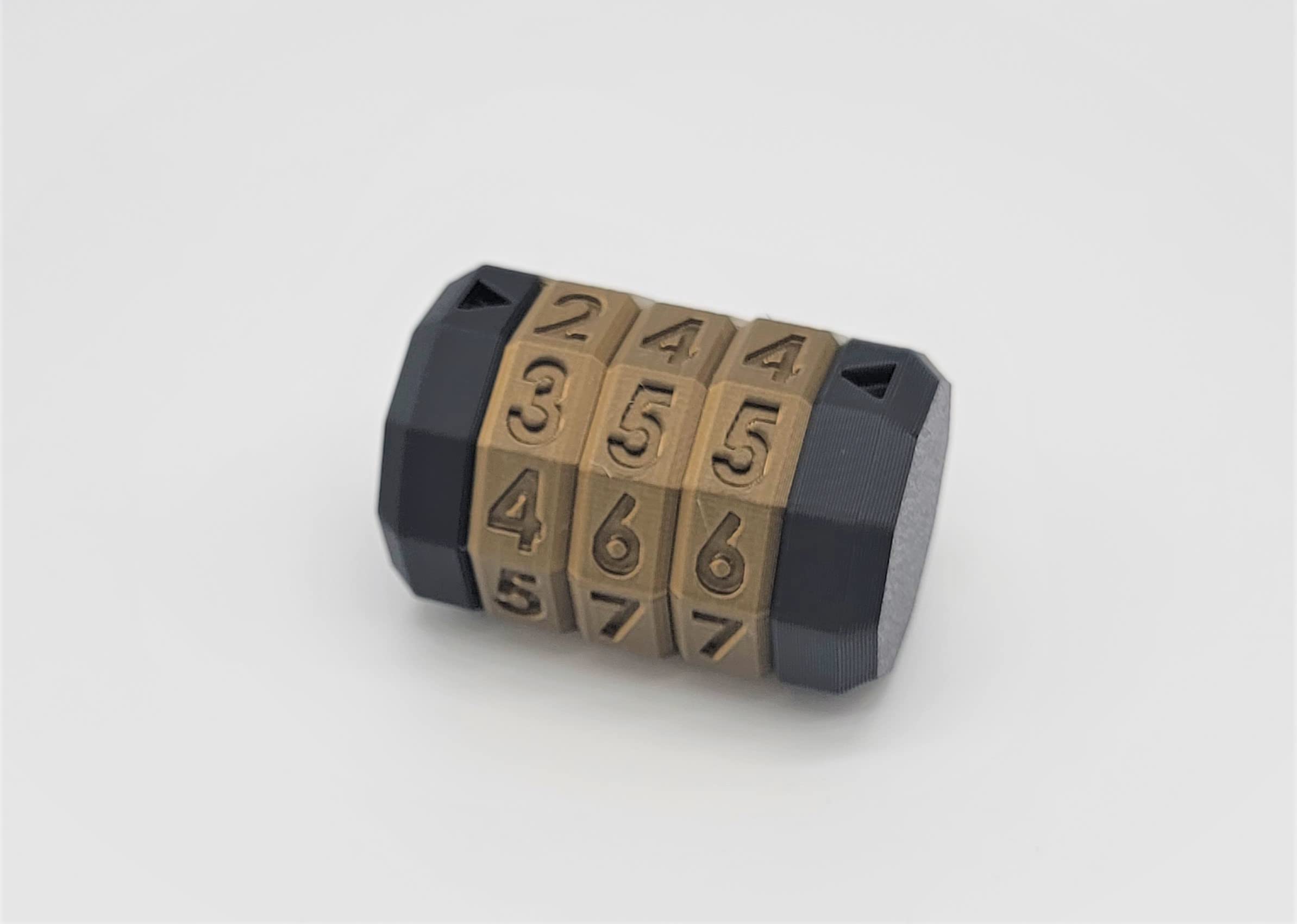 MTG Life Counter - 3 Ring Spindown Dice (Black Bronze, 3 Dial) for Magic: The Gathering Players - Perfect for Tournaments, Casual Play & Collectors