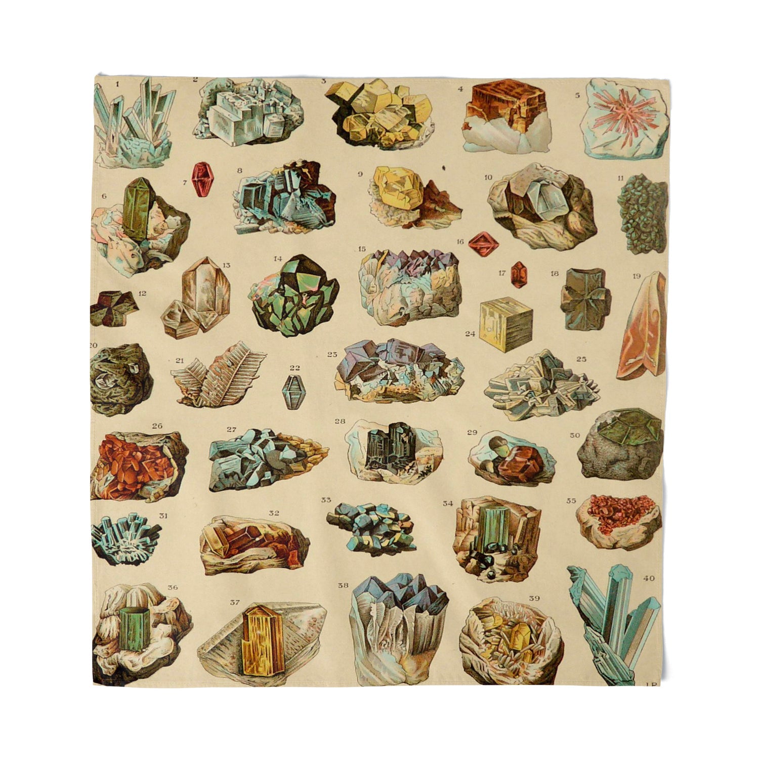 Vintage Crystal Bandana Scarf - Elegant Floral Print Fashion Accessory for Women | Perfect for Parties, Weddings & Everyday Style
