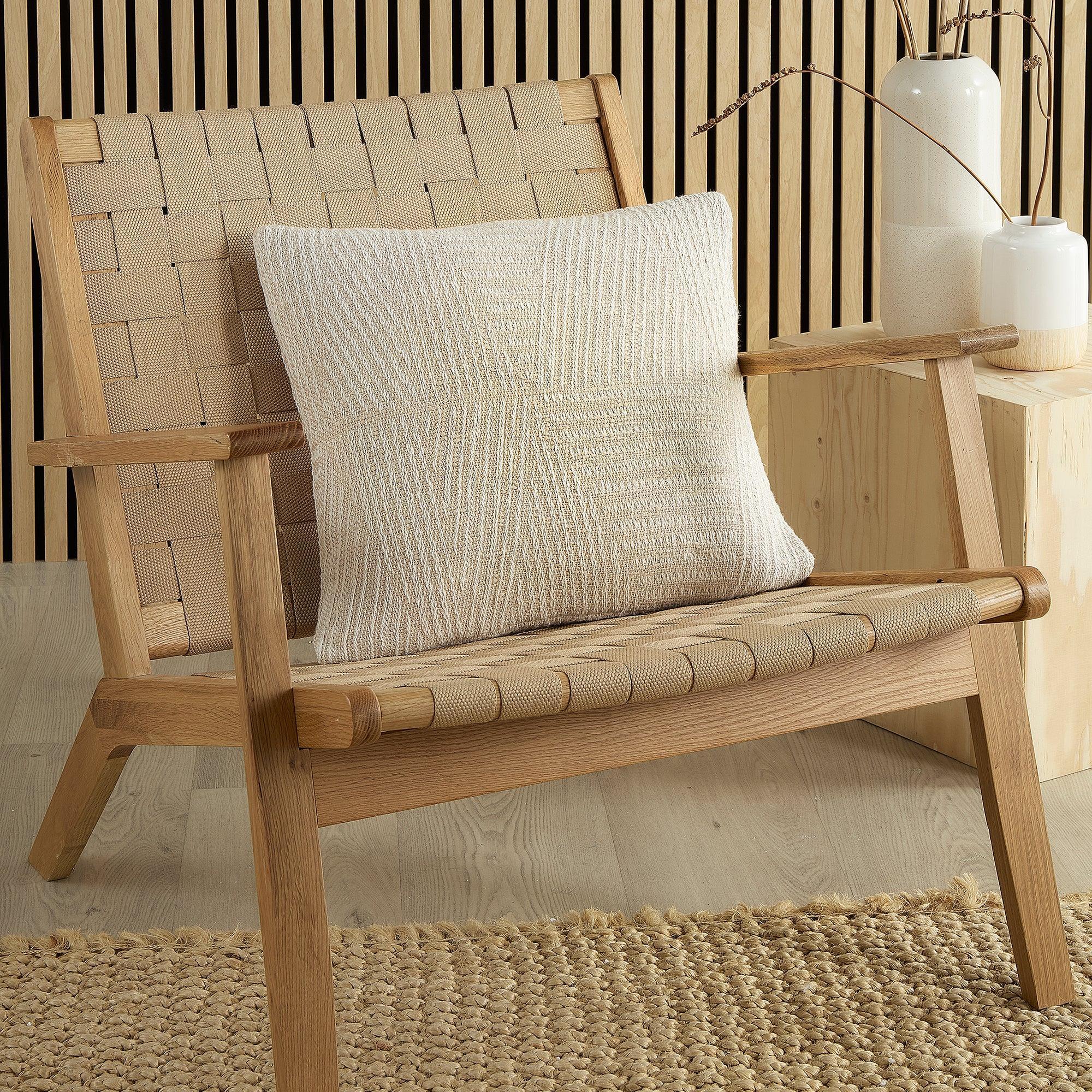 Appletree Loft Mayan Cushion Cover - 100% Natural Cotton Handwoven Boho Pillow Case for Sofa, Bed, Chair - Perfect for Living Room, Bedroom & Home Decor