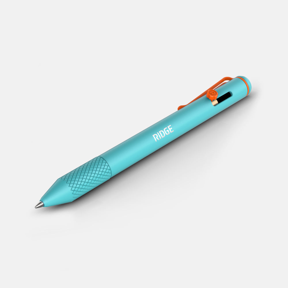 Ridge Bolt Action Pen - Premium Titanium EDC Pen for Everyday Carry, Writing & Gifts - Perfect for Office, Travel & Outdoor Adventures