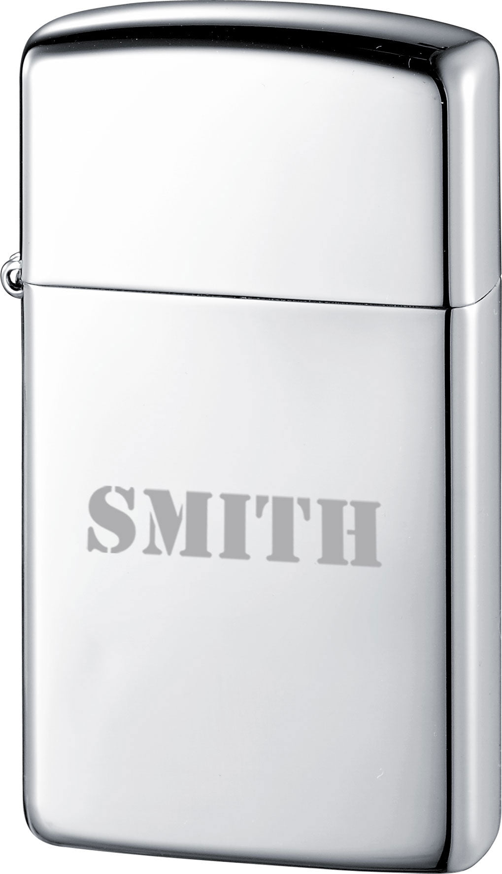 Zippo High Polish Chrome Slim Lighter - Windproof Refillable Metal Cigarette Lighter for Outdoor, Camping & Everyday Carry (Perfect Gift for Smokers)