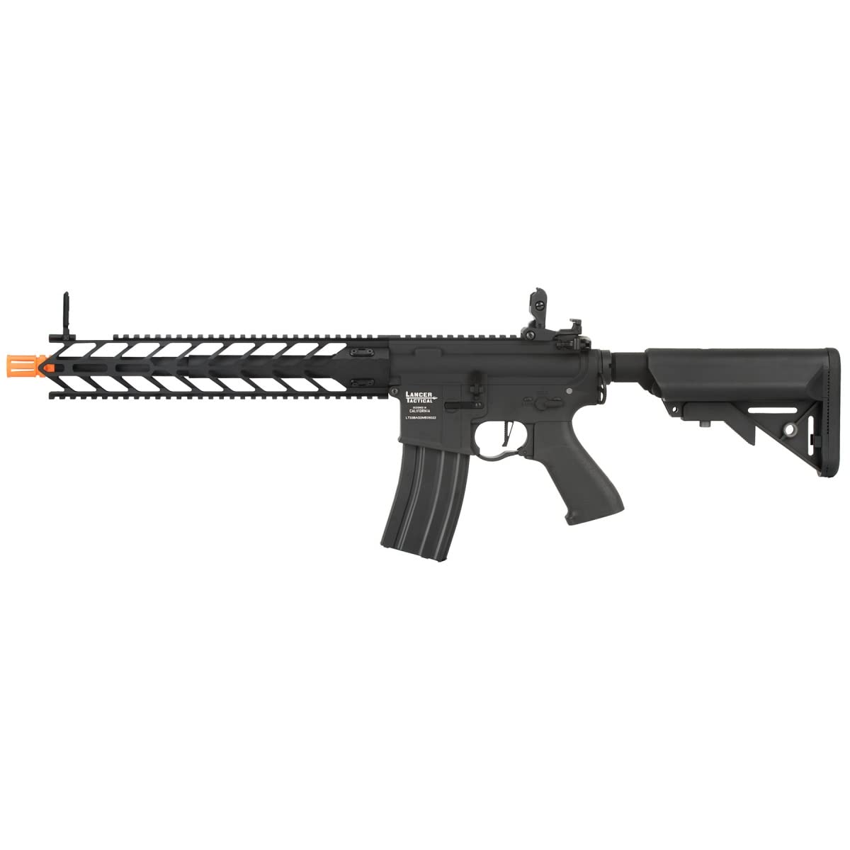 Lancer Tactical M4 Gen 2 Enforcer Proline Full Metal AEG Airsoft Rifle - Black | High Performance Airsoft Gun for Outdoor Skirmishes & Tactical Training
