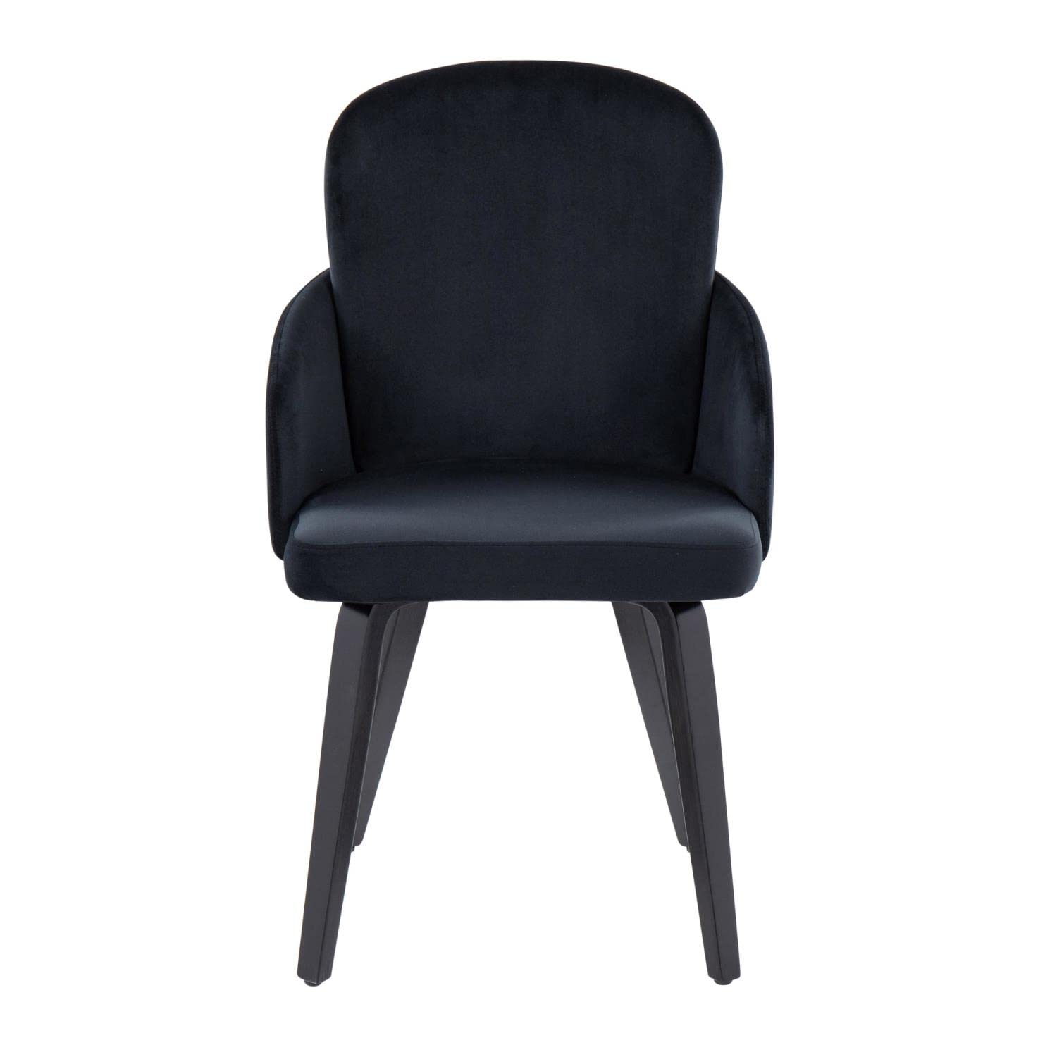 LumiSource Dahlia Upholstered Dining Chairs Set of 2 - Modern Kitchen Chairs for Dining Table - Comfortable Contemporary Seating for Home, Restaurant & Office Use