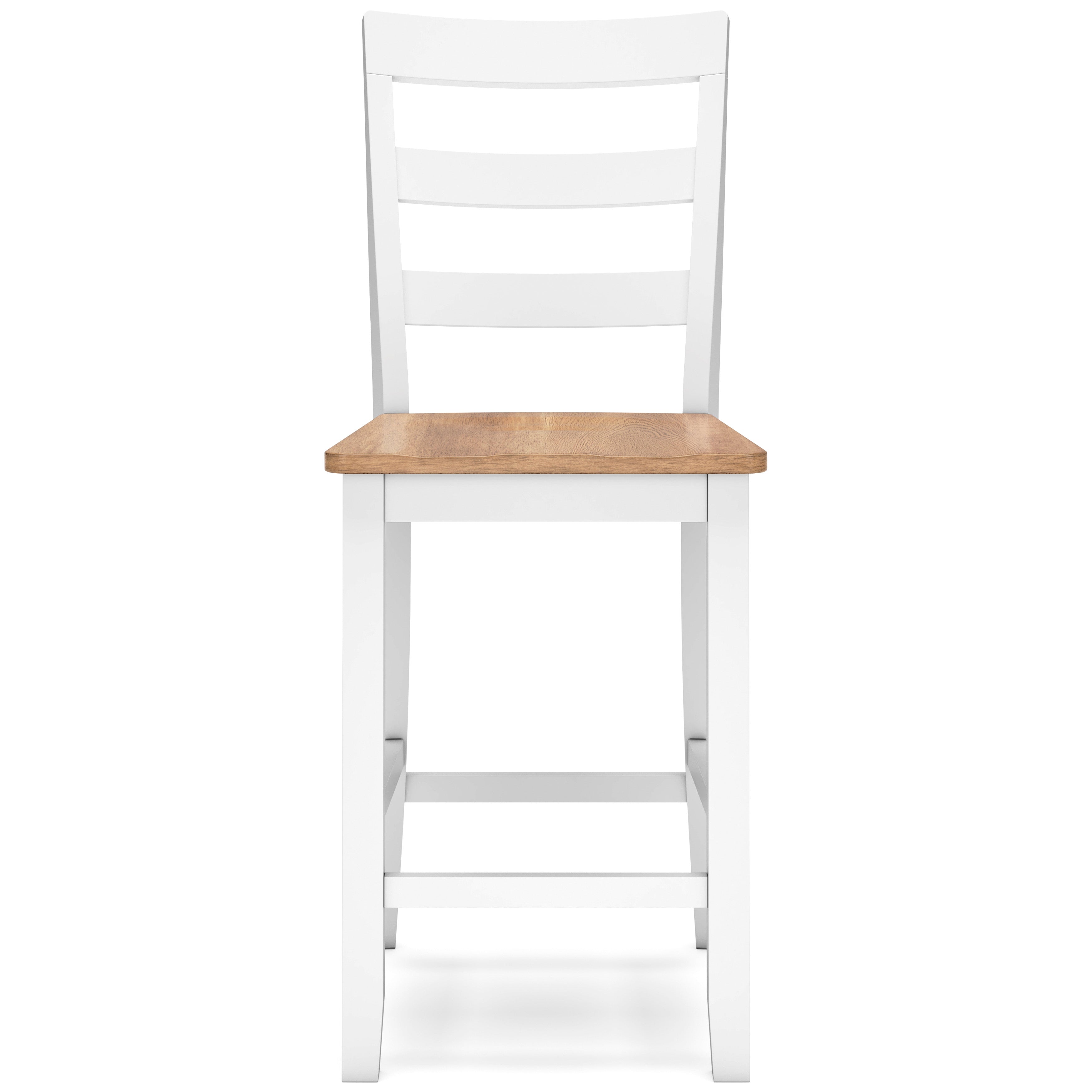 Georgina Counter Stools Set of 2 - Modern Bar Stools with Back Support - 24