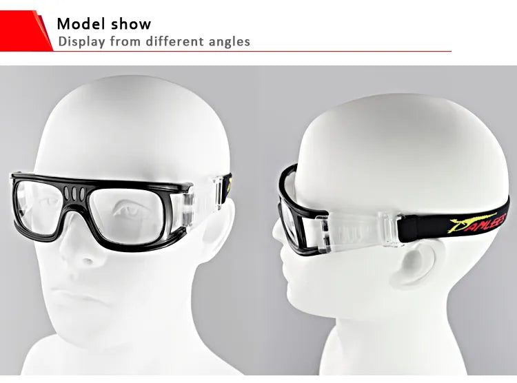 Professional Prescription Sports Goggles for Adults - Adjustable Strap Band - Perfect for Swimming, Cycling & Outdoor Activities
