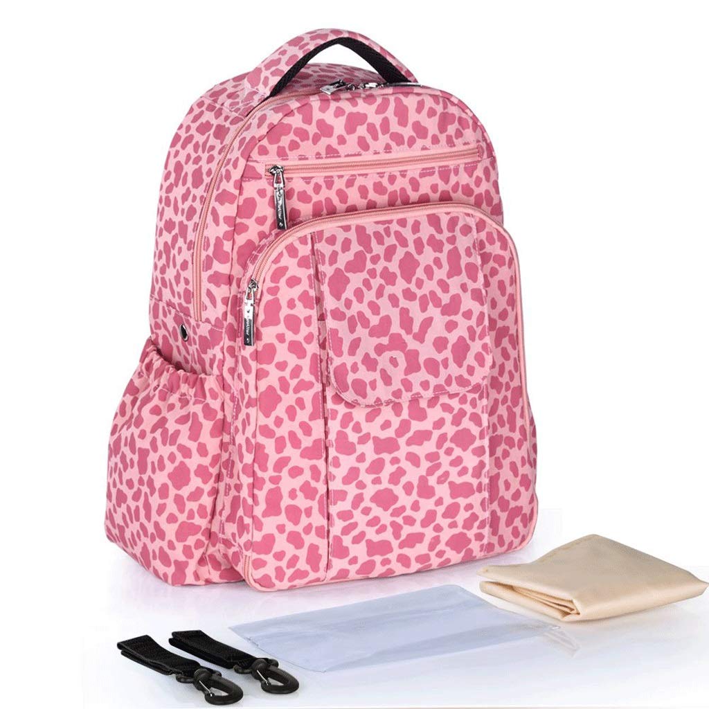 BVDSG Waterproof Fashion Printed Maternity Backpack - Stylish Diaper Bag for Moms, Baby Essentials & Stroller Storage (Color: D) - Perfect for Travel, Shopping & Parenting Outings