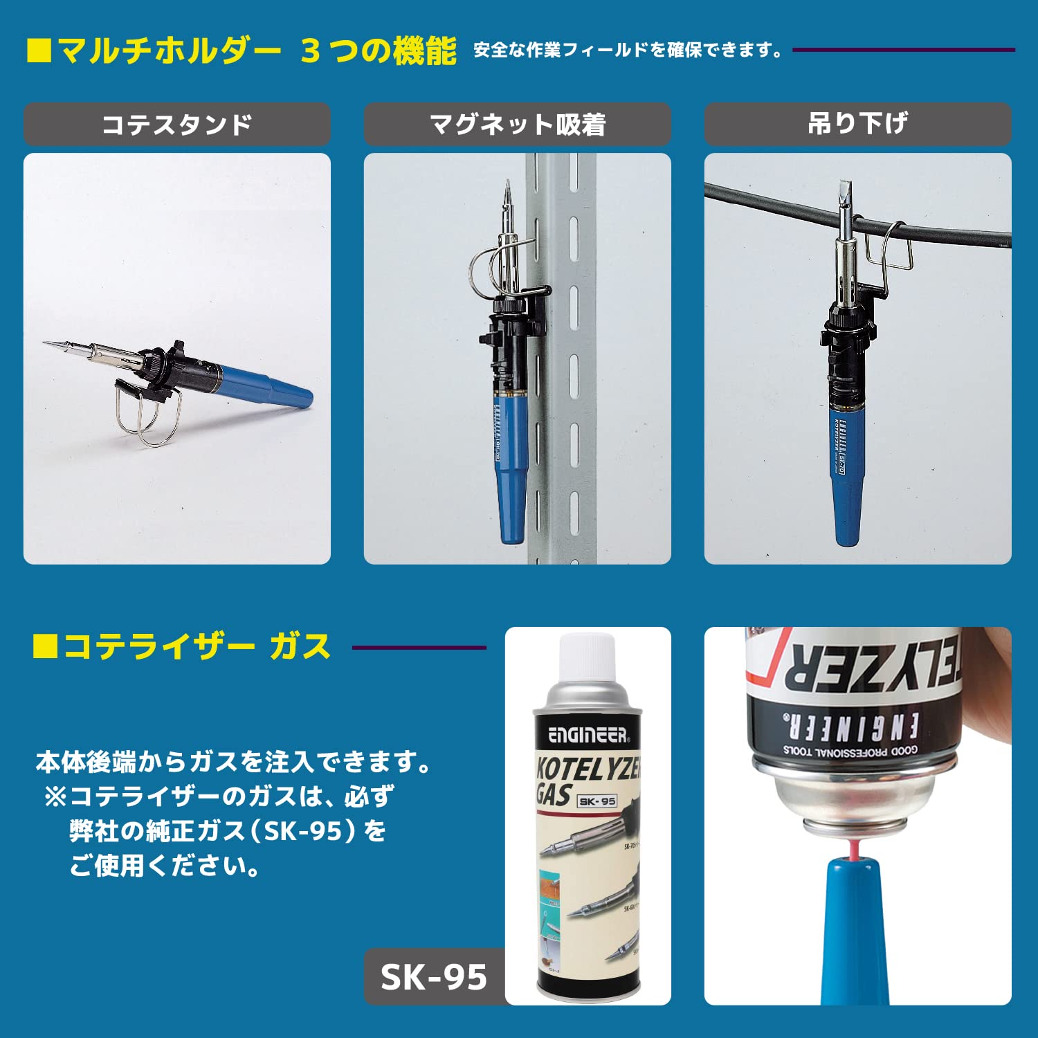 Professional SKC-70 Engineer Soldering Iron Kit with Multi-Holder Stand - Perfect for Electronics Repair, DIY Projects, and Circuit Board Soldering