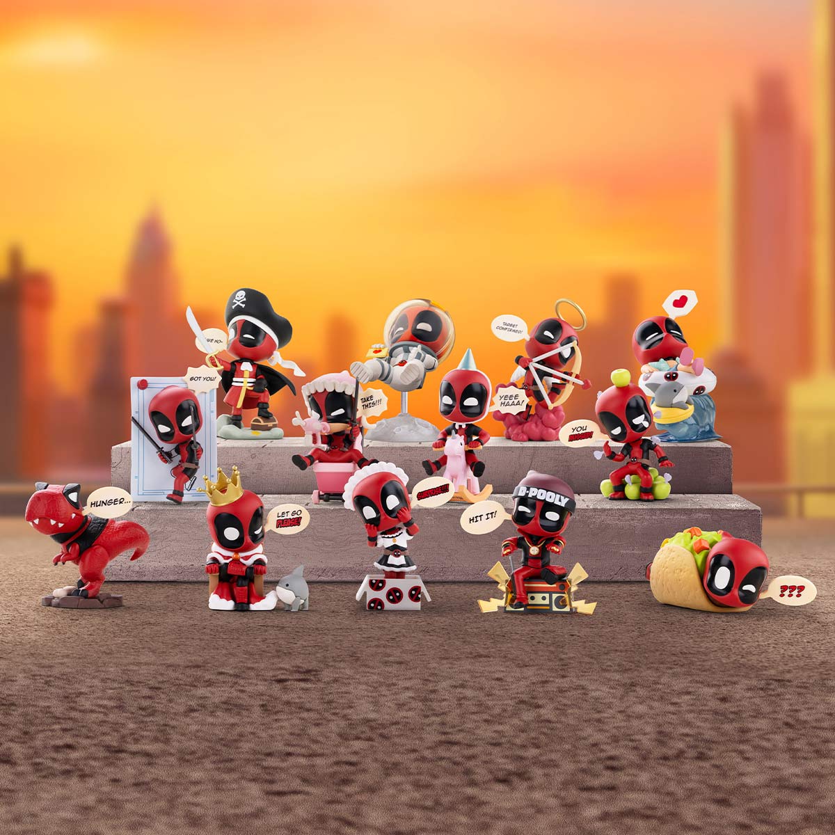 Marvel Deadpool Action Figures - Collectible Superhero Toy for Kids & Adults - Perfect for Display, Gifts & Comic Conventions