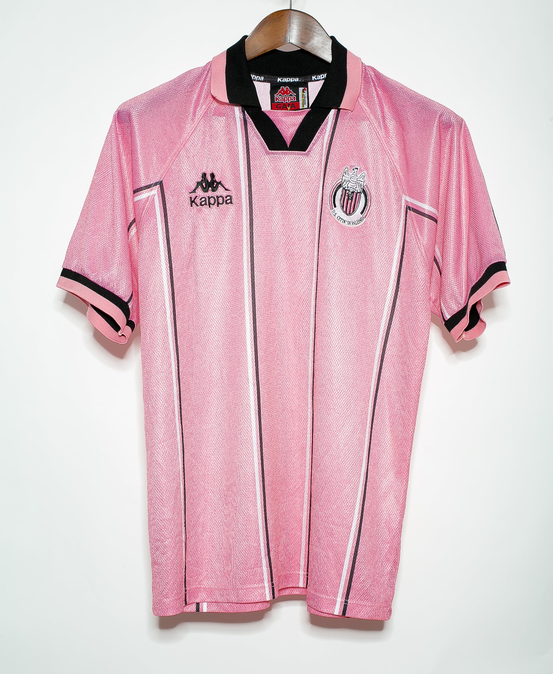 1998 Palermo Home Jersey - Vintage Soccer Shirt for Men - Perfect for Fans, Collectors & Retro Sports Fashion - Great for Matchdays, Parties & Gifting