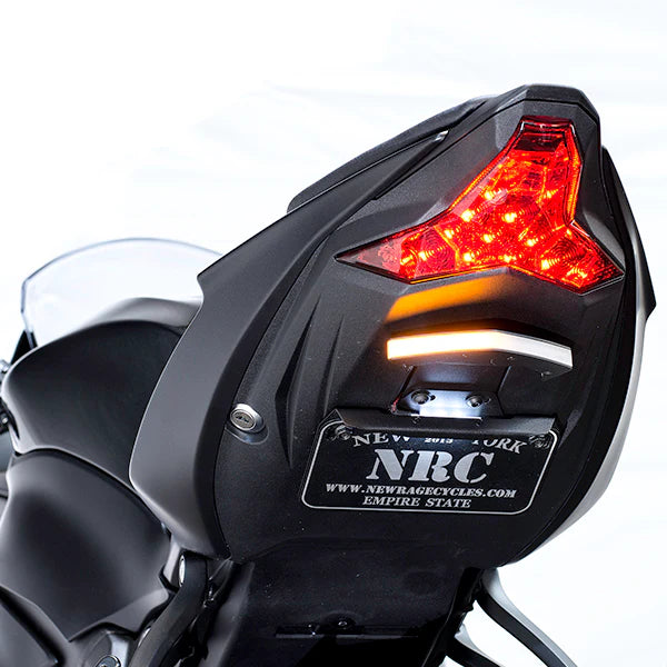 Kawasaki ZX-6R Fender Eliminator Kit for 2019-2024 Models | Lightweight Tail Tidy License Plate Relocator | Perfect for Track Days & Street Legal Customization