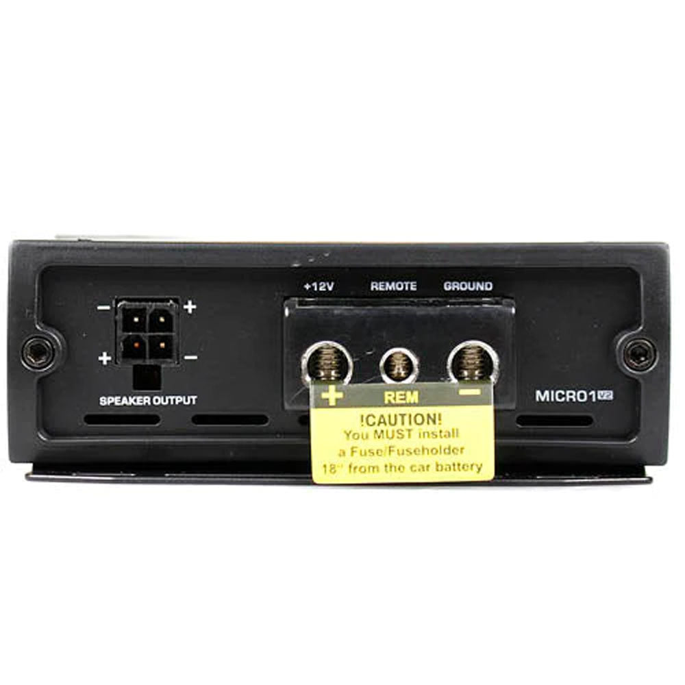 Diamond Audio MICRO1V2 500W RMS Monoblock Class D Car Amplifier - High Power Full Range Micro Amplifier (Certified Refurbished) | Perfect for Car Audio Systems, Bass Boost & Subwoofer Installation