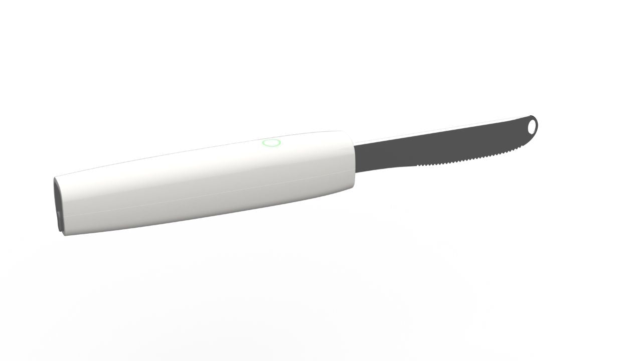 Self Heating Knife for Cooking - Instant Heating Electric Knife for Slicing Meat, Bread & Cheese - Perfect for Kitchen, Camping & Outdoor Cooking