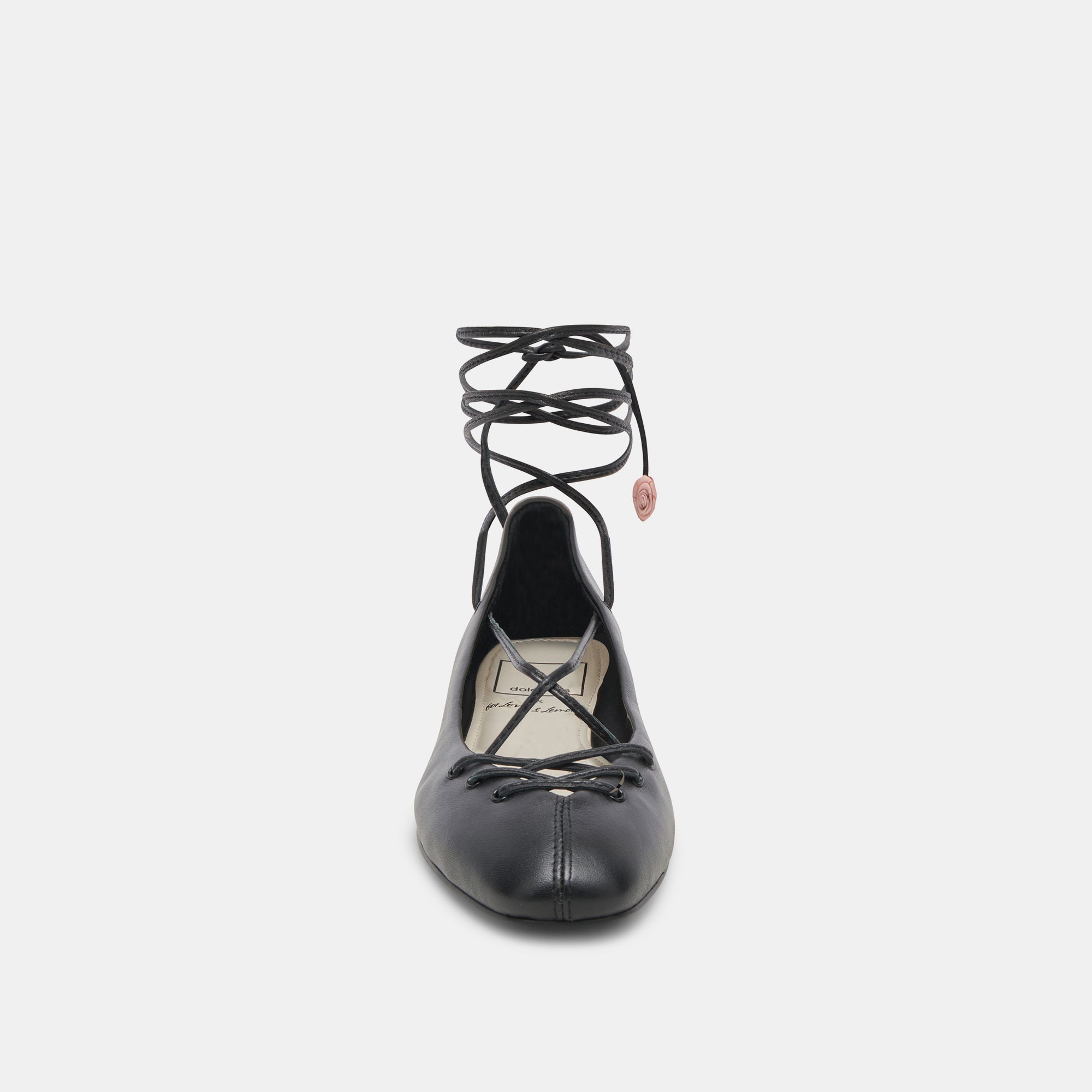 BEATE Women's Black Leather Ballet Flats - Comfortable & Stylish Shoes for Work, Casual Wear & Travel