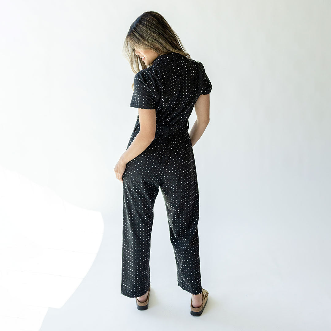 Stylish Polka Dot Jumpsuit for Women - Trendy One Piece Romper with Pockets | Perfect for Casual Outings, Parties, and Summer Fashion