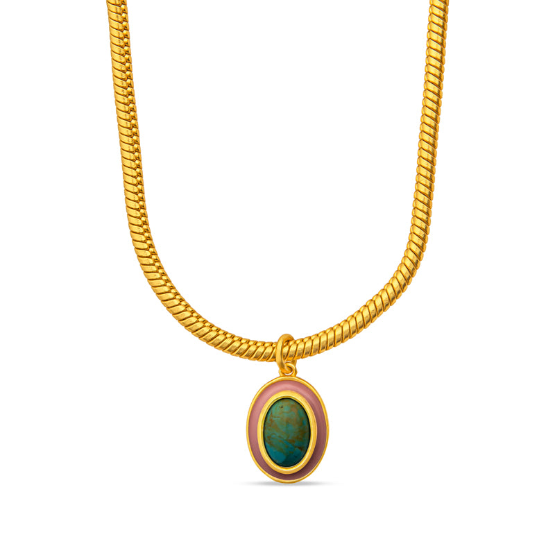 Portofino Turquoise Necklace for Women - Handmade Sterling Silver Pendant Jewelry - Perfect for Gifts, Parties & Everyday Wear