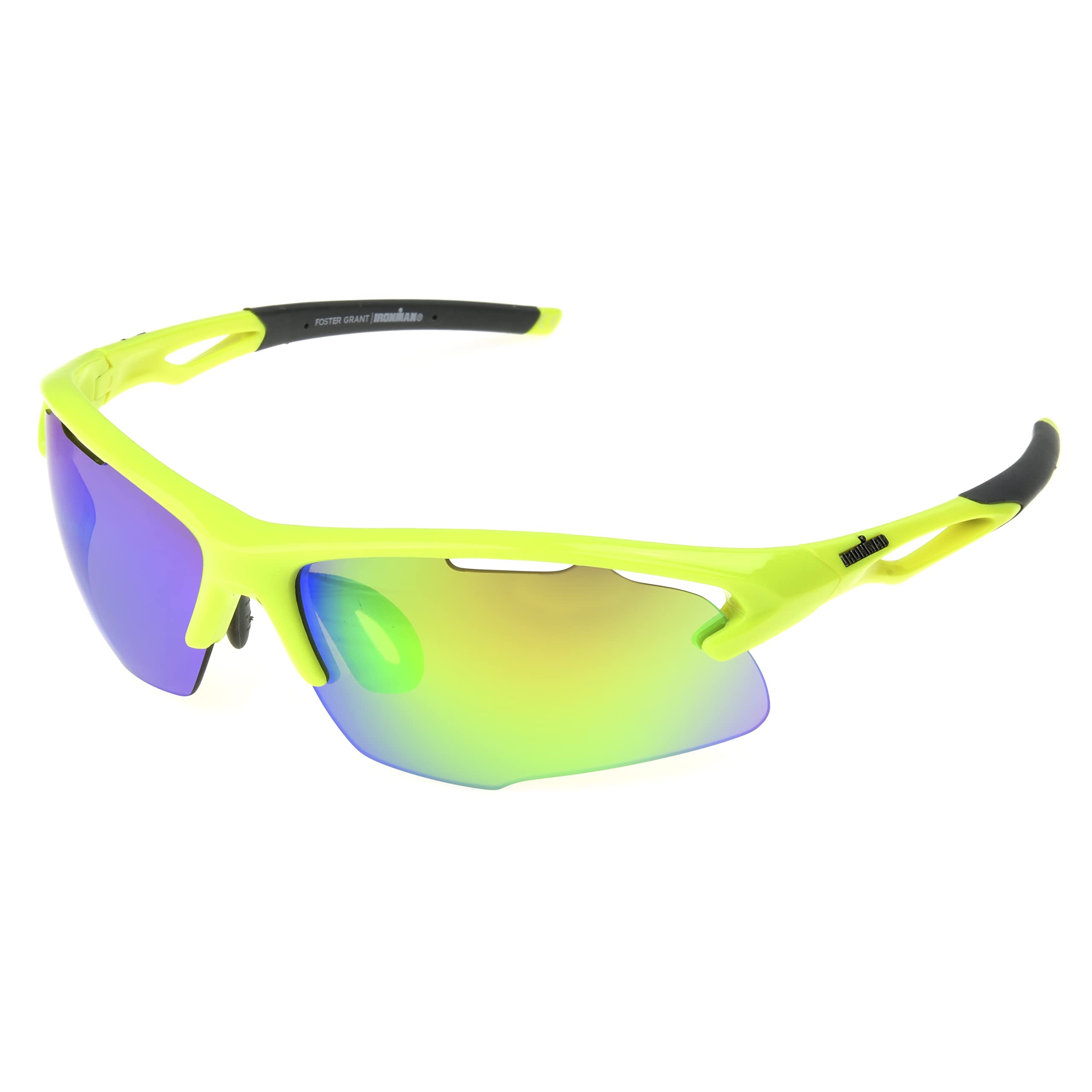 IRONMAN 1802 Polarized Sports Sunglasses - UV Protection, Lightweight & Durable for Running, Cycling, Hiking & Outdoor Activities