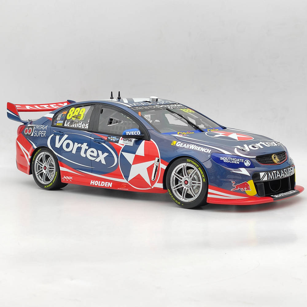 1/12 Scale 2016 Clipsal 888 Craig Lowndes Holden Commodore VF Race Car Model - Resin Collectible Toy Car for Adults & Kids - Perfect Gift for Racing Fans & Collectors - Ideal for Display, Play, and Racing Enthusiast Scenes