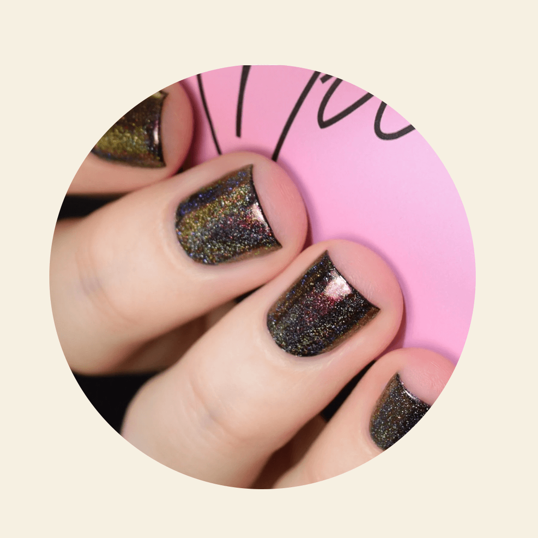 Mitty Super Holo Latin Rosa - High-Quality Holographic Nail Polish for Stunning Manicures | Perfect for Parties, Weddings, and Special Occasions