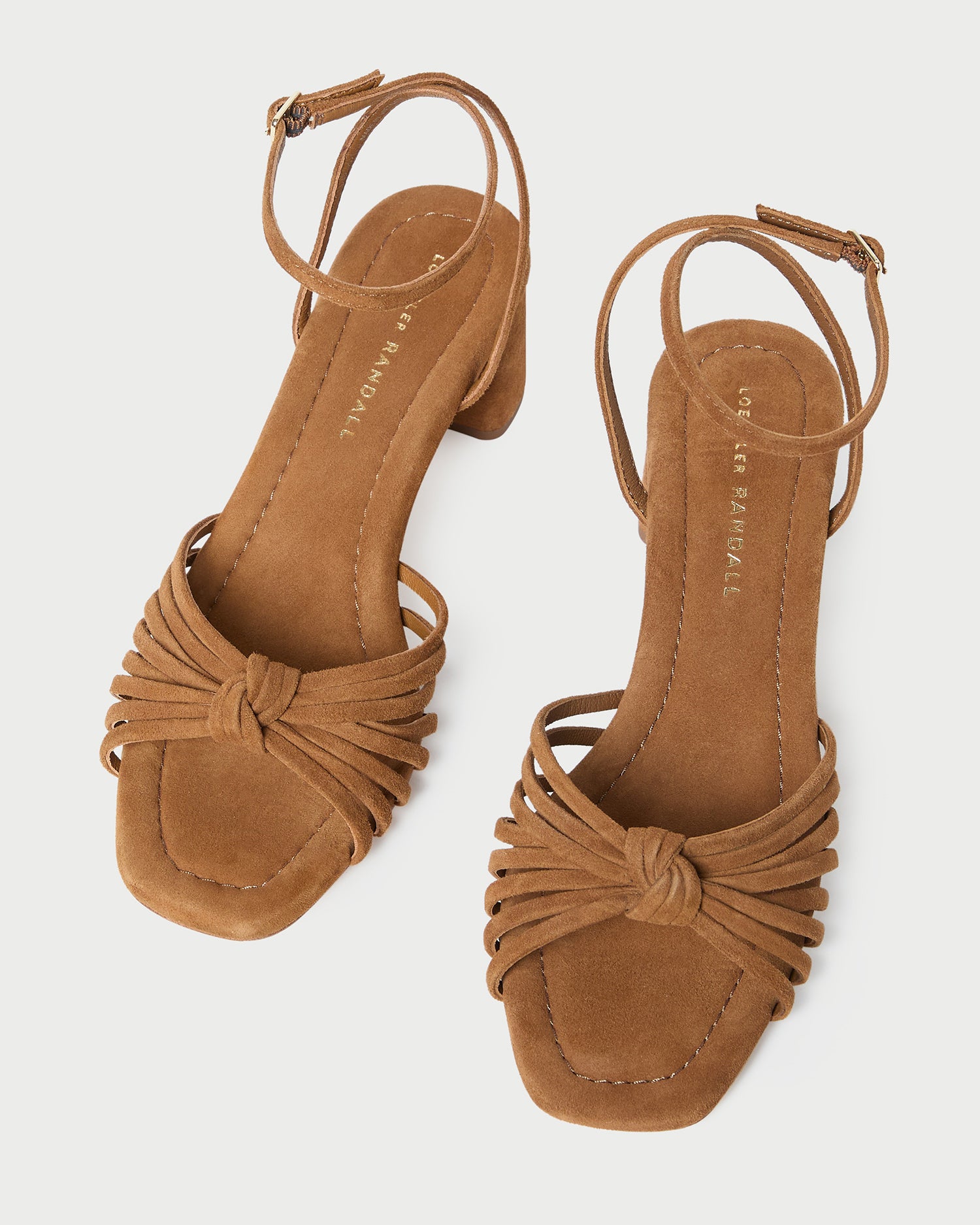 Olivia Cacao Knot Mid Heel Sandals for Women - Comfortable Summer Dress Shoes with Stylish Design | Perfect for Weddings, Parties & Beach Vacations