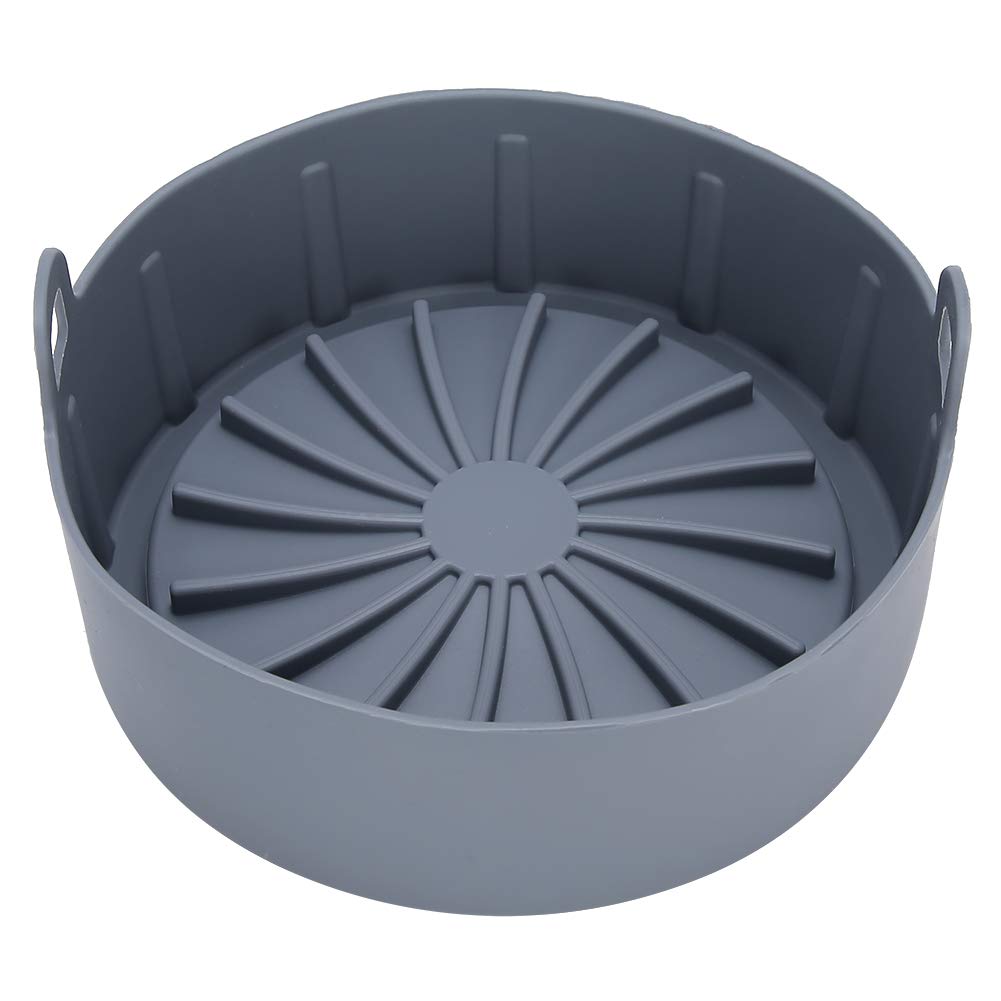 NITRIP Durable Silicone Steamer Basket - Eco-Friendly Kitchen Pressure Cooker Accessory for Steaming Eggs, Cheesecakes & More | Perfect for Meal Prep, Healthy Cooking & Camping (Gray)