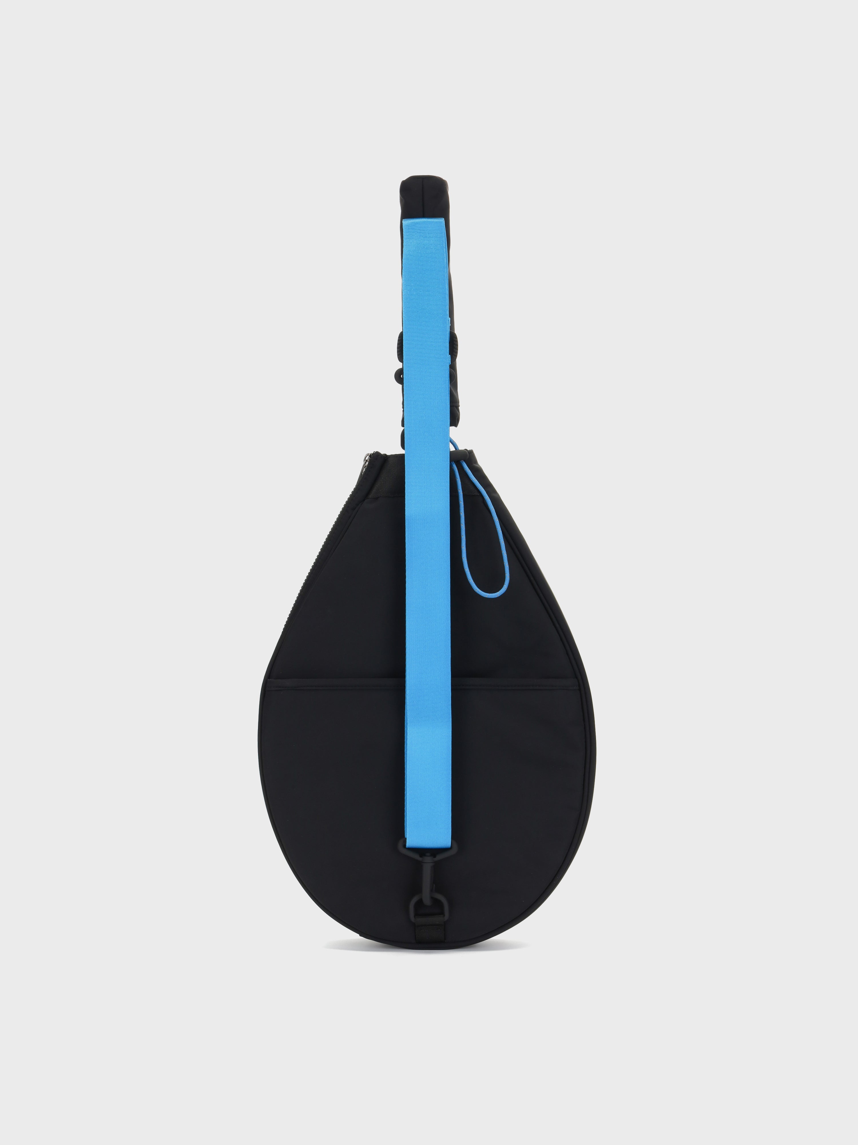 Essential Racket Sling Bag - Lightweight Crossbody Sports Bag for Tennis, Badminton & Running - Perfect for Gym, Travel & Outdoor Activities (Black)