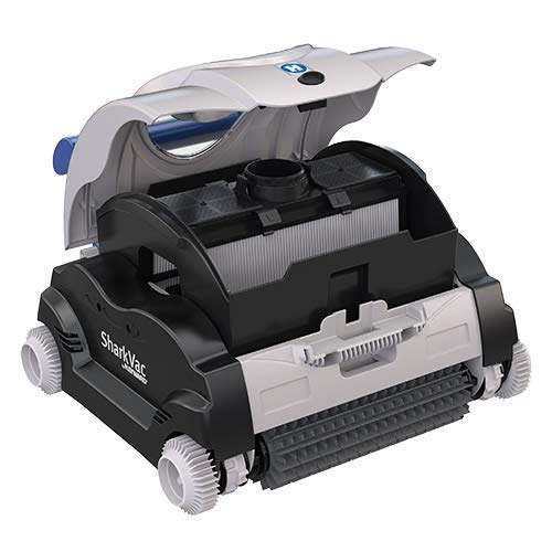Hayward W3RC9740CUB SharkVac Automatic Robotic Pool Cleaner for In-Ground Pools - Self-Cleaning Pool Vacuum with Powerful Suction | Perfect for Concrete, Vinyl & Fiberglass Pools | Easy Setup & Energy Efficient Operation
