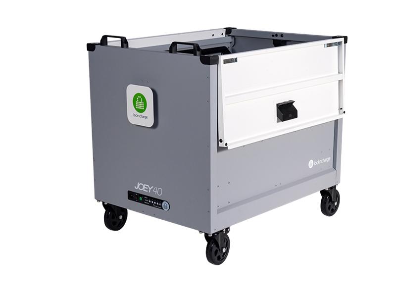 LocknCharge Joey 40 Cart - Mobile Charging Station for Schools & Offices | Secure Device Storage with 40 Device Capacity | Perfect for Classroom iPad Charging & Office Electronics Organization