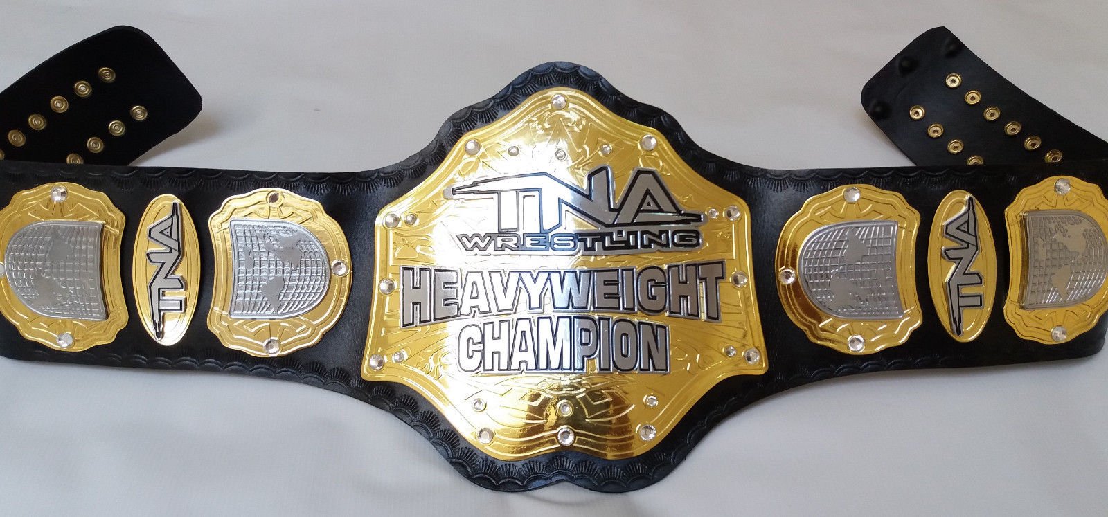 Authentic TNA Heavyweight Champion Belt Replica - Adult Size Wrestling Title for Collectors & Cosplay | Perfect for Halloween, Wrestling Events & Fan Displays