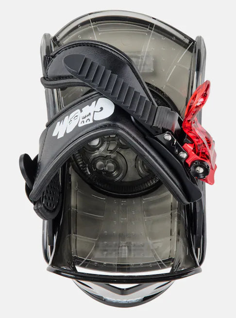 Burton Junior's Grom Snowboard Bindings 2025 - Adjustable Kids Snowboard Bindings for Boys & Girls - Perfect for Young Riders Learning Snowboarding on Slopes & Parks