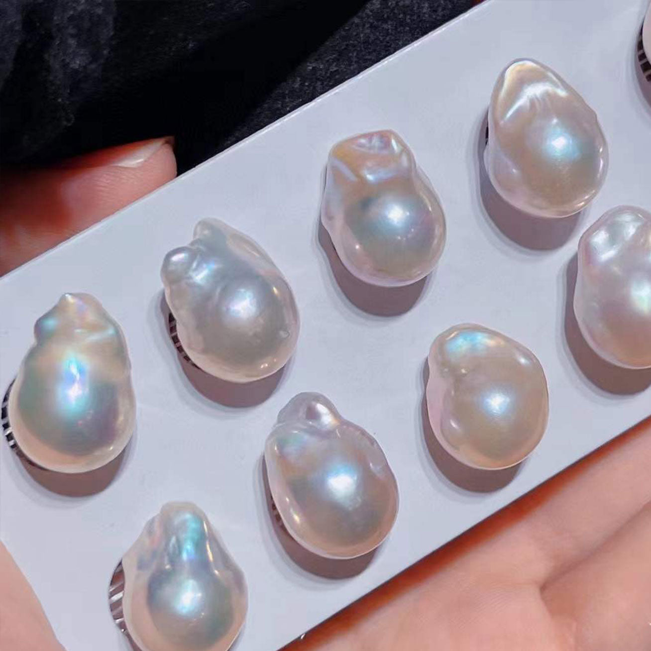 18K Gold Baroque Pearl Earrings for Women - Elegant Vintage Style Jewelry Gift for Wedding, Anniversary & Special Occasions