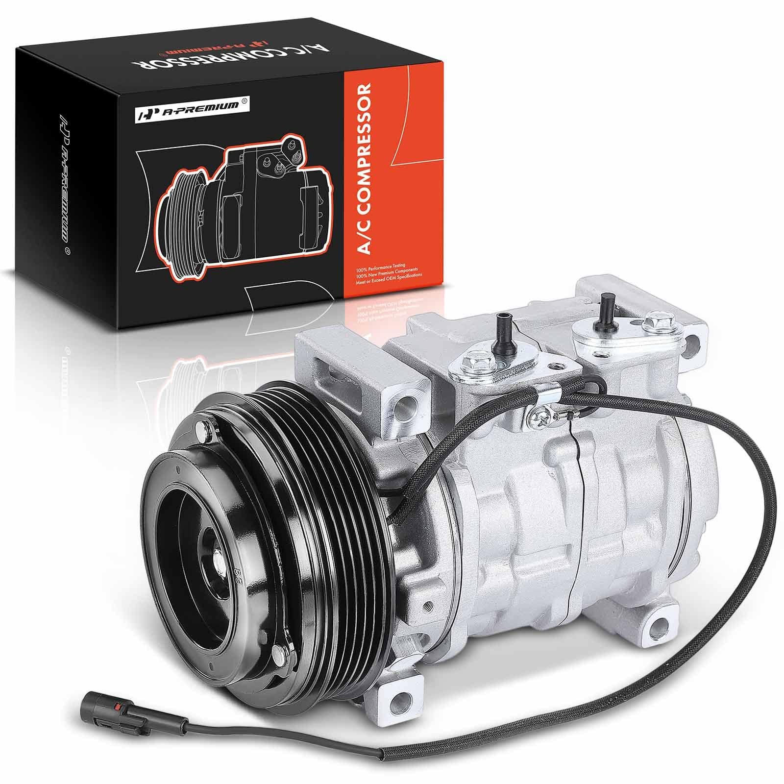 Premium AC Compressor with Clutch for Suzuki Aerio 2.0L 2.3L 2002-2007 - High Performance Replacement Part for Smooth Cooling in Hot Weather & Long Drives