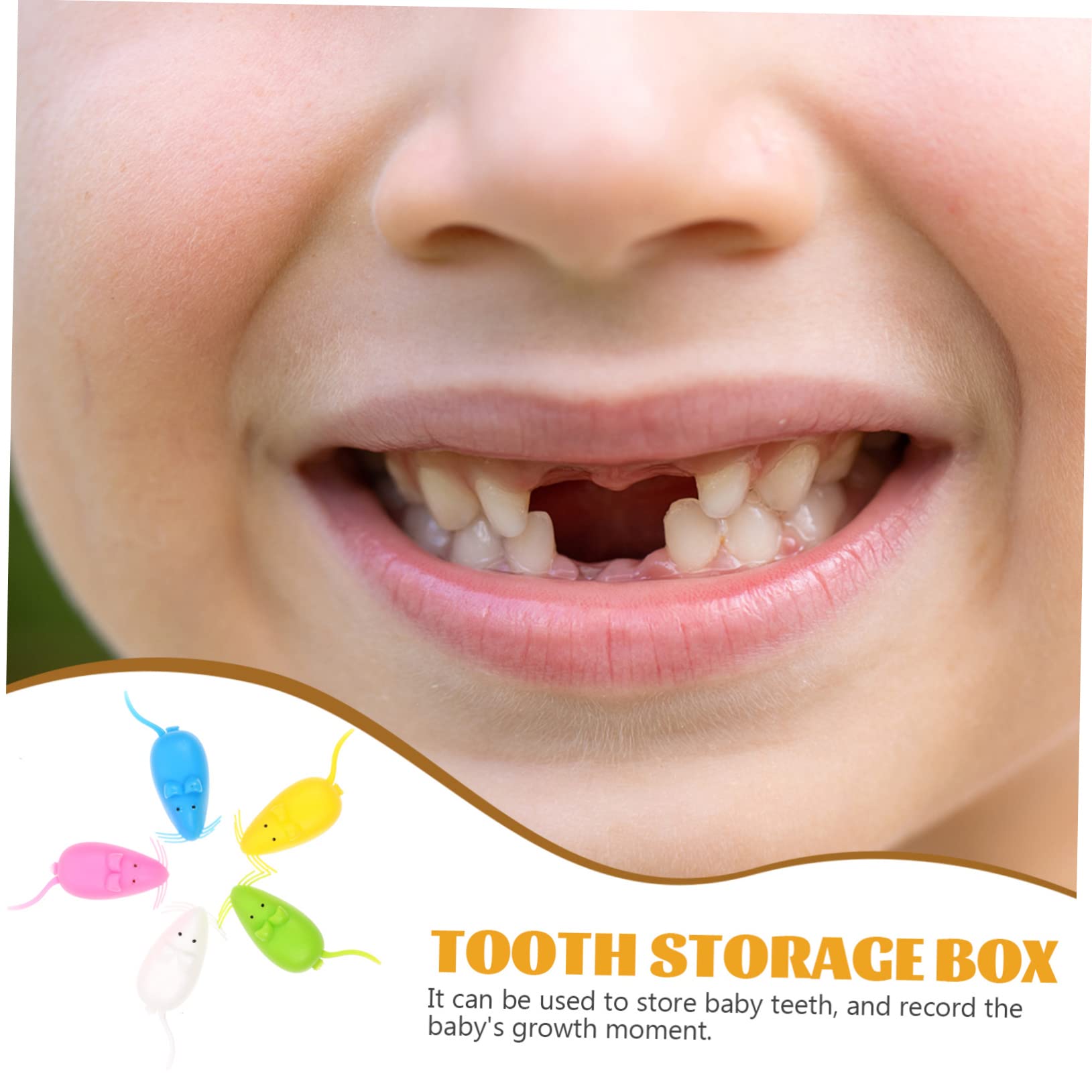 100pcs Baby Teeth Keepsake Box - ULDIGI Compact & Sturdy Baby Tooth Storage Case for Boys & Girls - Perfect for First Tooth Collection, Milestone Preservation & Childhood Memories
