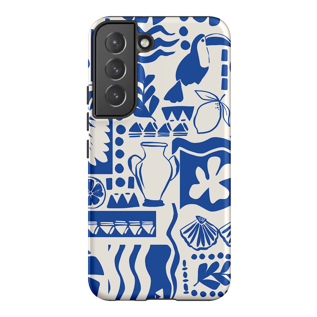 Stylish Toucan Blue Tropical Design Phone Case - Durable & Trendy Cover for iPhone & Samsung - Perfect for Beach Vacations & Summer Outings