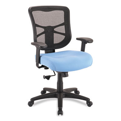 Alera Elusion Series Mesh Mid Back Swivel Tilt Office Chair - Ergonomic Adjustable Computer Desk Chair for Home & Office Workspace