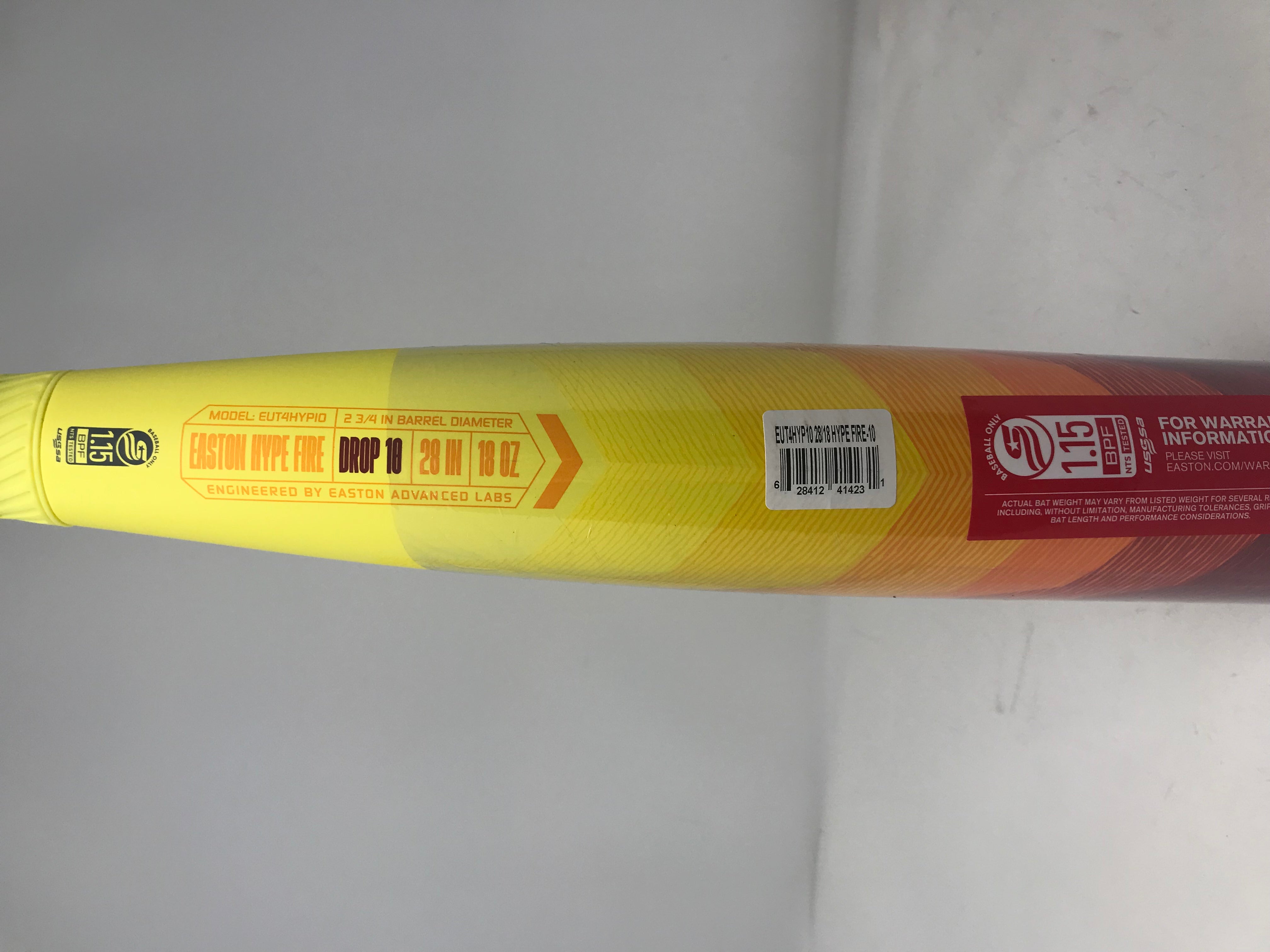 2024 Easton Hype Fire USSSA Baseball Bat - 2 3/4