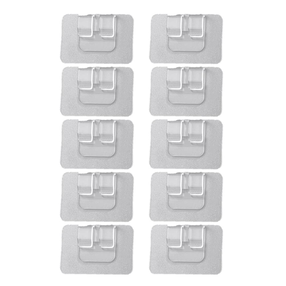 20PCS Transparent PVC Car Mat Fastener Stickers - No Trace Floor Mat Clips & Fixing Buckles for Car, Kitchen, Bathroom | Secure Carpet Hooks for Vehicle Mats & Home Use