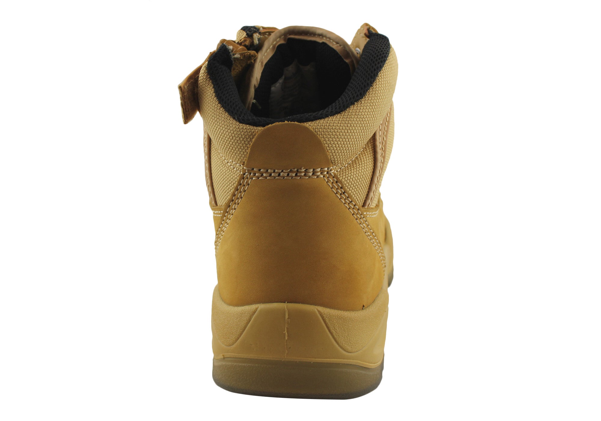 Hard Yakka Men's Steel Toe Safety Work Boots with Side Zip - Durable Construction for Construction, Warehouse & Industrial Work