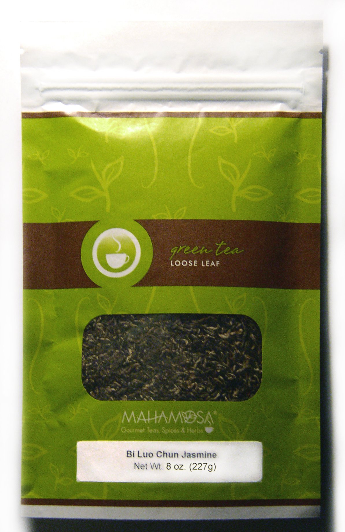 Premium Bi Luo Chun Jasmine Green & White Tea Loose Leaf - 8 oz Organic Loose Leaf Tea Blend for Relaxation & Wellness | Perfect for Afternoon Tea, Meditation & Gift Giving