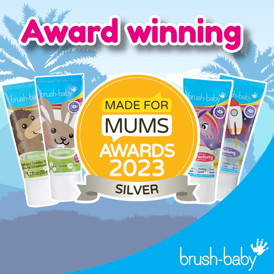 Brush-Baby Mild Spearmint Kids Toothpaste for Gentle Cleaning