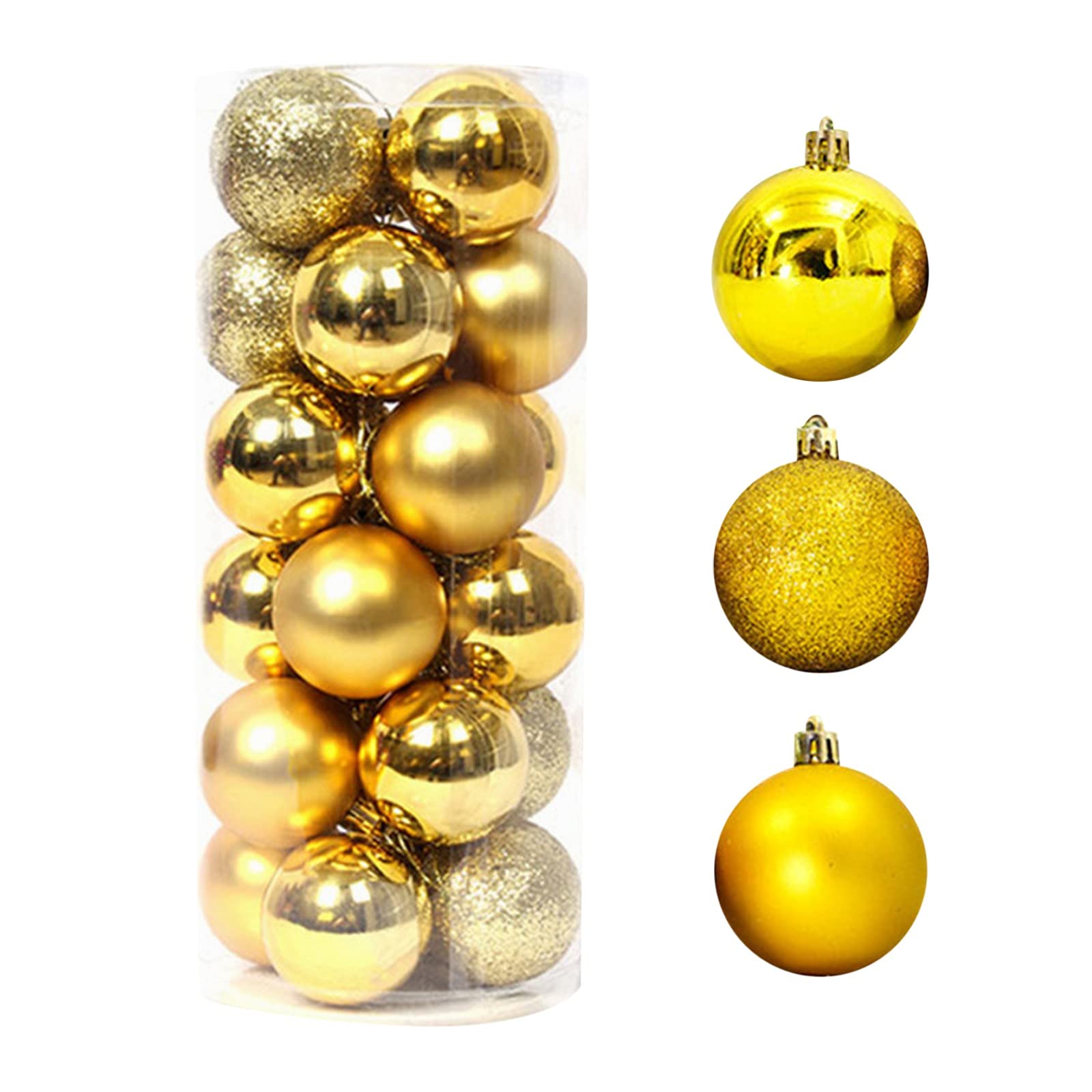 Shatterproof Christmas Ball Ornaments - Durable Holiday Tree Decorations for Christmas, Wedding, Party & Home Decoration | Perfect for Xmas Tree, Gift Wrapping, Fireplace & Festive Centerpieces