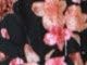 Black Floral Burnout