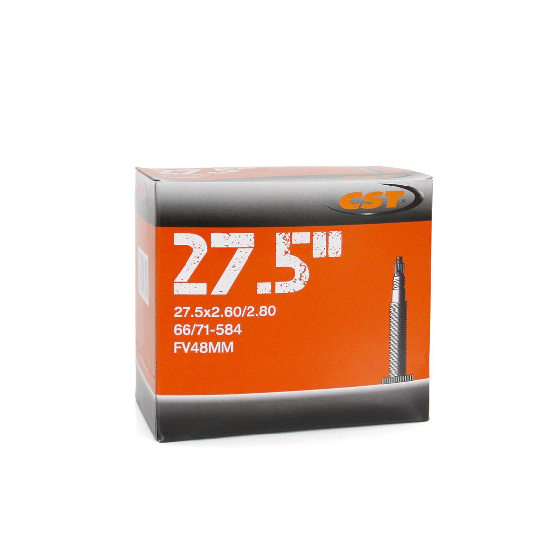CST 27.5 Inch Folding Valve Bike Tubes - Premium Bicycle Inner Tubes for Mountain & Road Bikes - Perfect for Commuting, Trail Riding & Urban Cycling