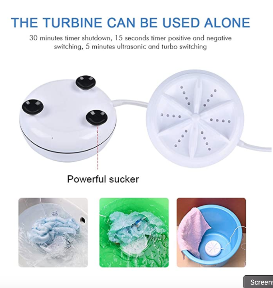 Ultrasonic Turbine Washer™ - Powerful Deep Cleaning for Jewelry, Watches & Eyeglasses | Home & Professional Use | Fast & Gentle Cleaning Solution for Delicate Items