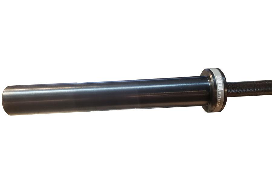 Warrior 8 Bearing Cerakote Olympic Barbell - All Black Weightlifting Bar for CrossFit, Powerlifting & Home Gym Training