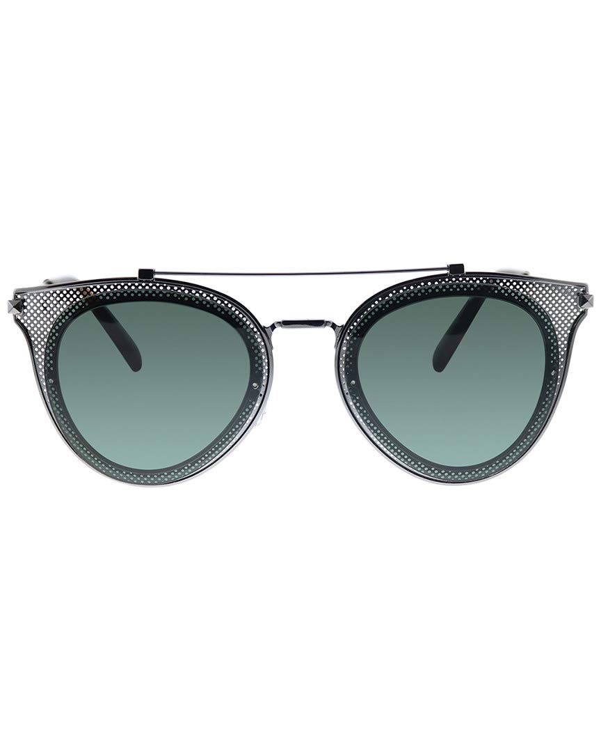 Valentino VA 2019 300571 Gunmetal Sunglasses for Women - Luxury Designer Shades for Driving, Beach & Outdoor Fashion