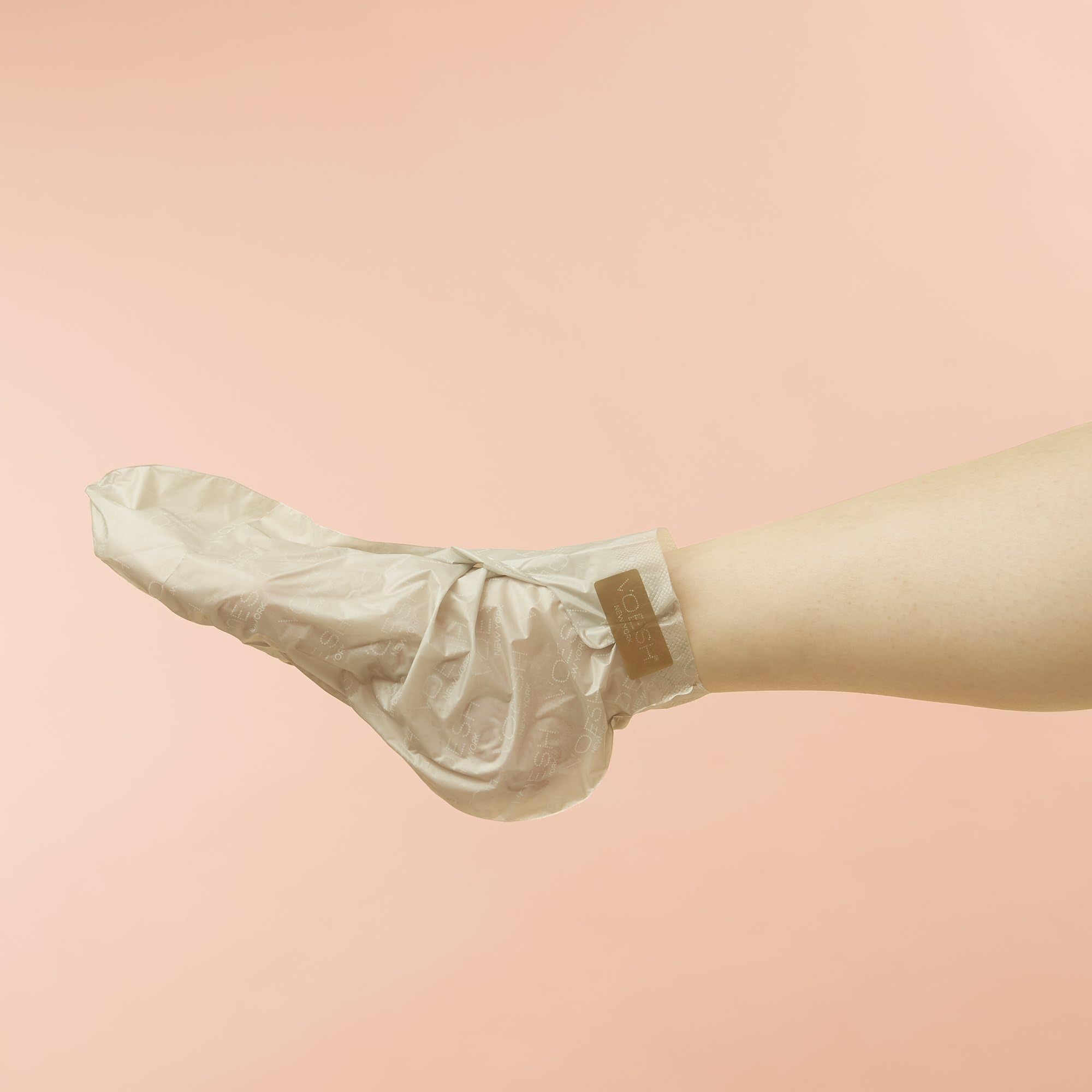 VOESH Collagen Socks for Dry Cracked Heels - Moisturizing Foot Treatment Socks with Vegan Collagen | Spa Pedicure & Cracked Heel Repair | Perfect for At-Home Foot Care & Relaxation