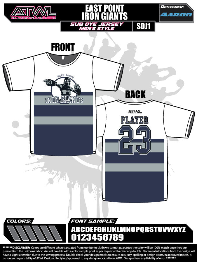 East Point Men's & Youth Basketball Jerseys - Breathable Mesh Sports Jersey for Training & Games - Custom Team Uniforms for Basketball, Soccer & Casual Wear