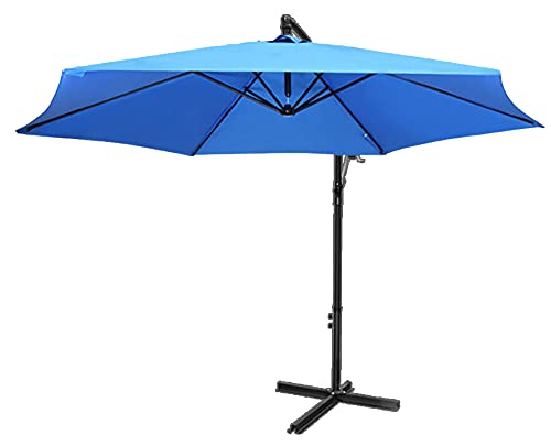 Best Cantilever Patio Umbrella for Outdoor - 10ft Easy Spa Pool Umbrella with Wind Vent, UV Protection - Perfect for Backyard, Beach, Deck, and Garden Relaxation