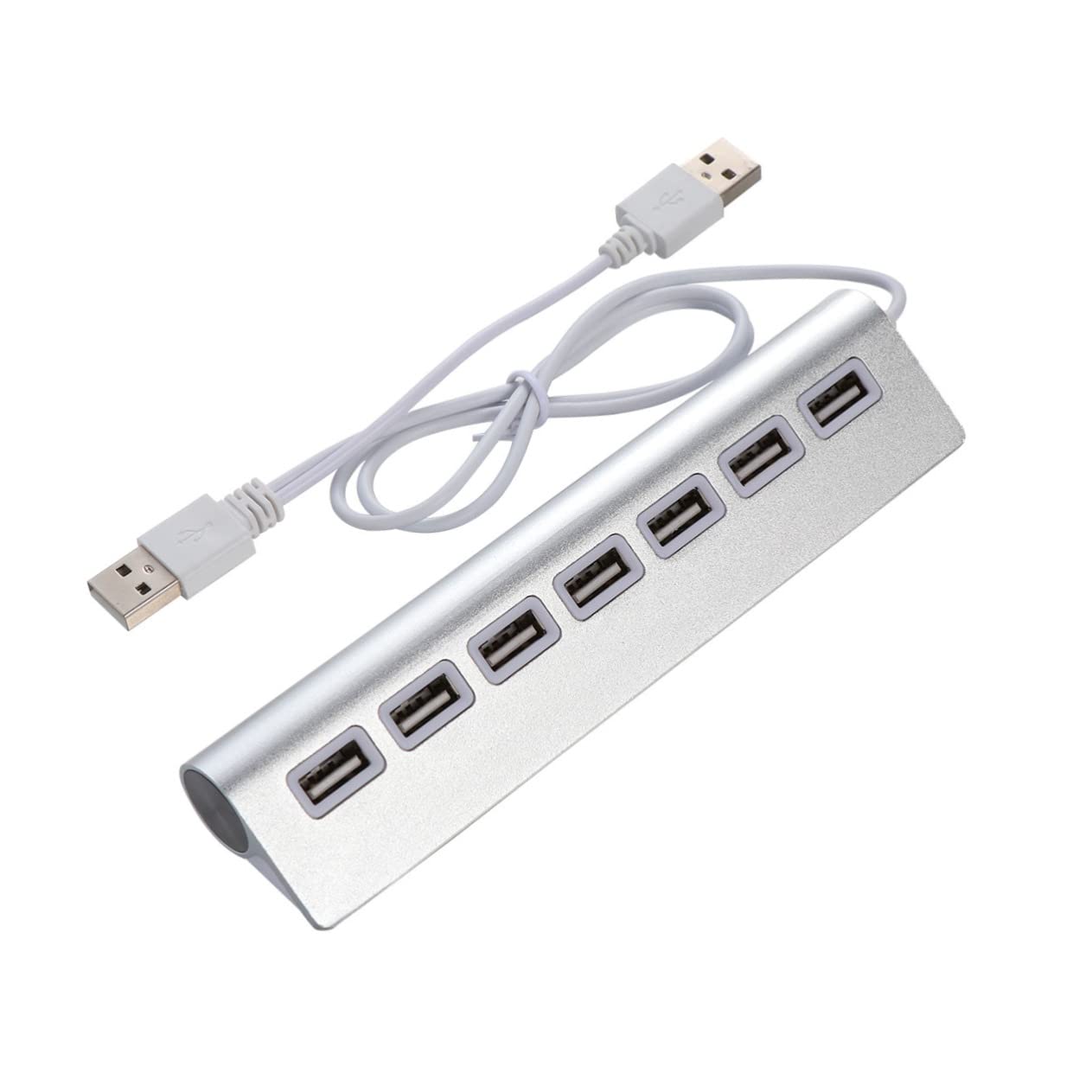 Jojofuny 7-in-1 USB C Hub for Laptop & Computer - USB 3.0 Splitter Adapter with 4 Ports, HDMI, SD/TF Card Reader - Perfect for MacBook, Dell, HP, Office & Travel Use